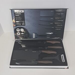 Chef. W 6 Piece Kitchen Knife Set New in the Box